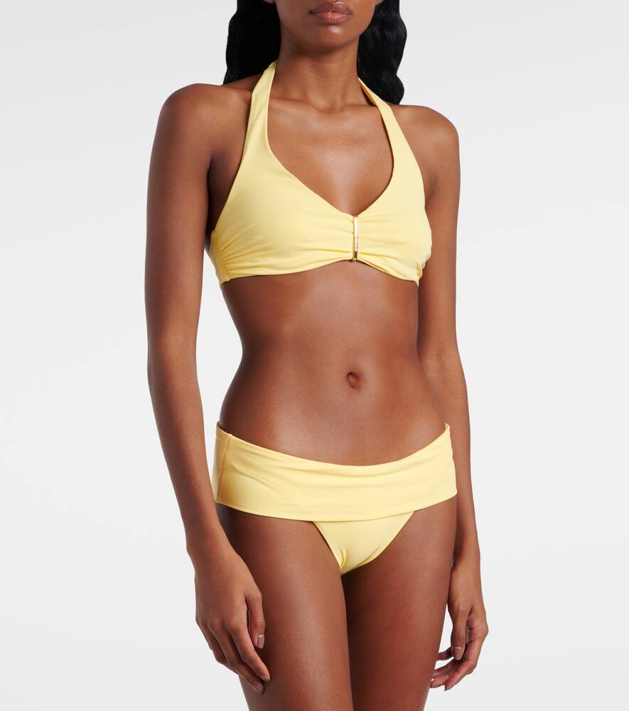 Melissa Odabash Provence Bikini Top In Yellow
