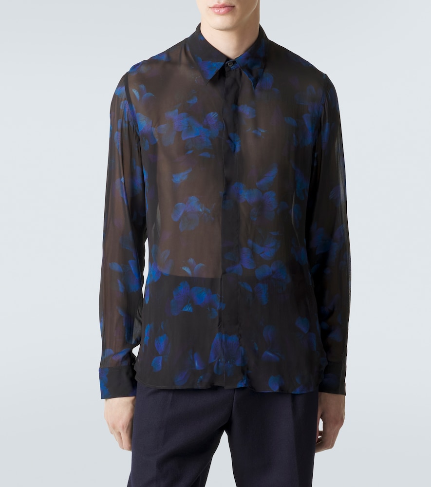 Sheer Floral Shirt