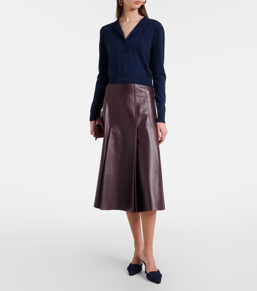  Carolina Herrera Carolina Herrera Cropped Wool Cardigan 