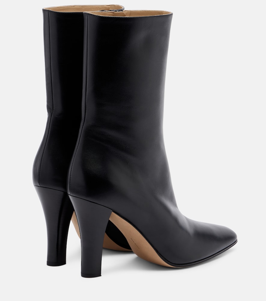  The Row The Row Mona Leather Ankle Boots 