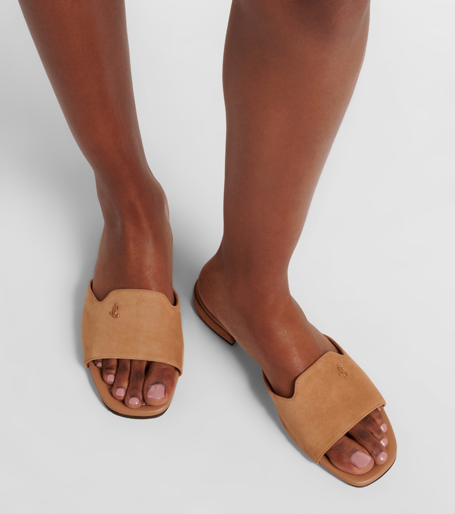 Jimmy Choo Dina suede slides
