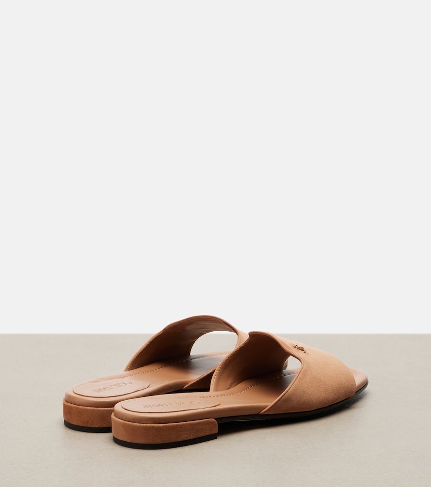  Jimmy Choo Jimmy Choo Pantoletten Dina Aus Veloursleder 