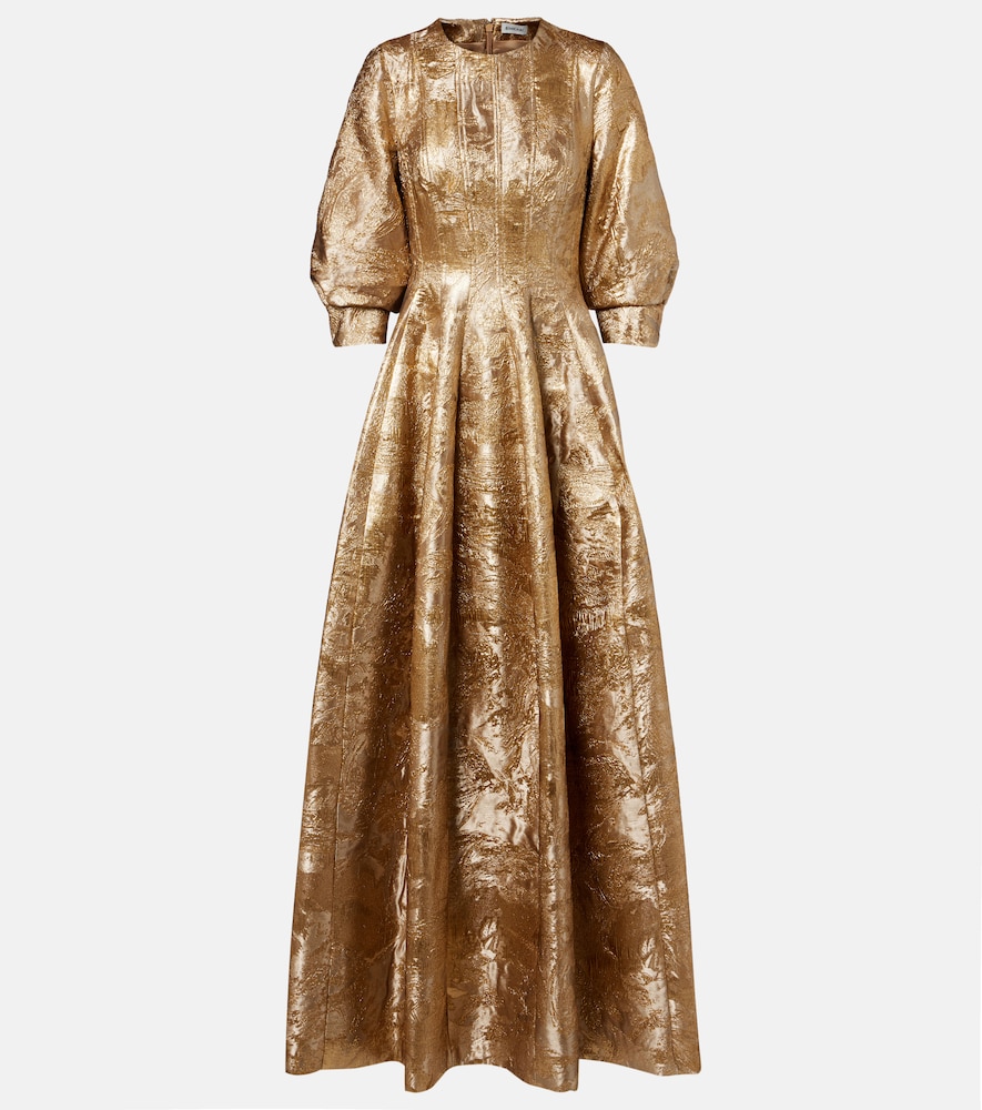 Simkhai Claravelle jacquard gown