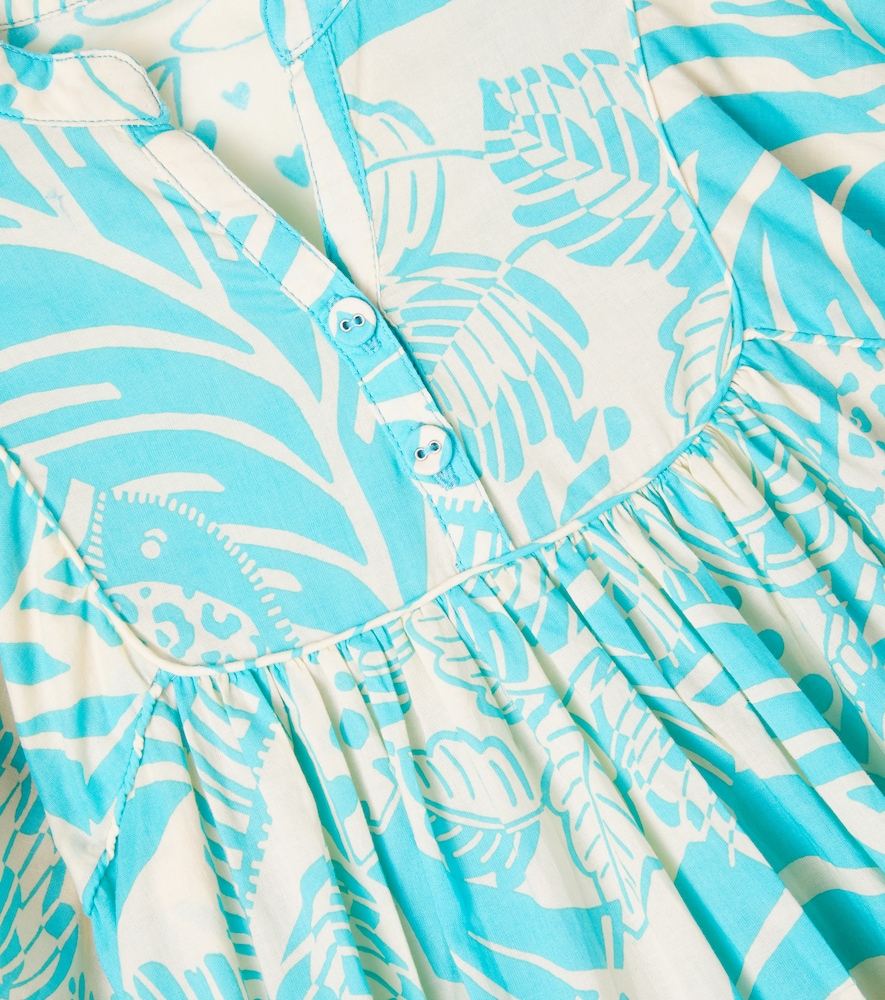  Poupette St Barth Kids Poupette St Barth Kids Kleid Cruz Aus Baumwolle 