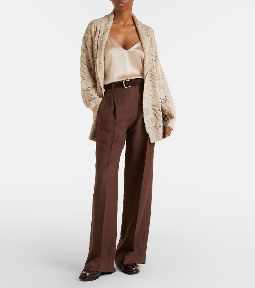 Brunello Cucinelli Silk-blend satin camisole