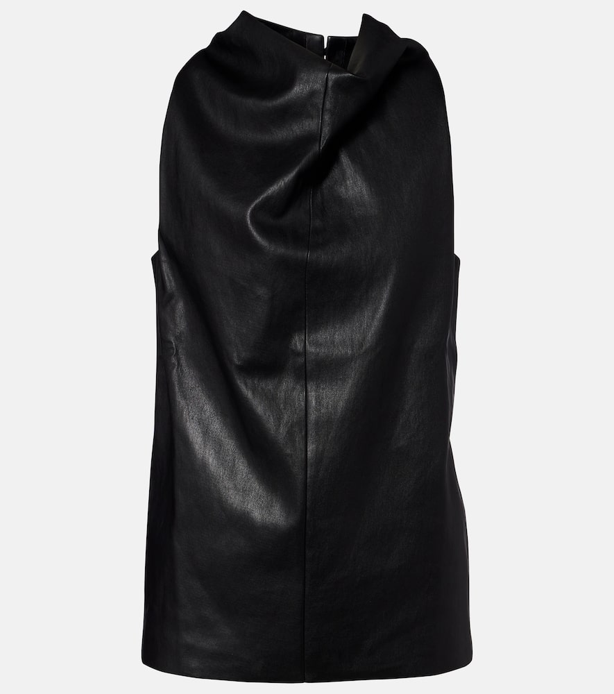 Stouls Aurea Suede Top In Black