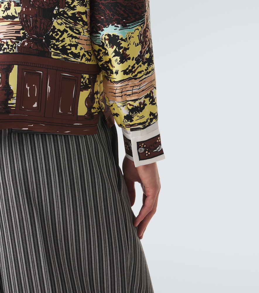 Printed Silk Shirt