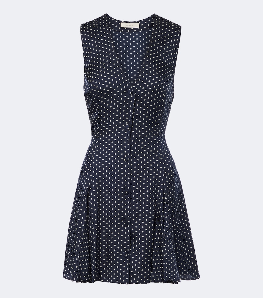 Dôen Minikleid Aubrey aus einem Seidengemisch