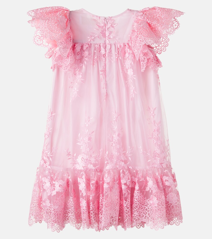  Petite Amalie Petite Amalie Kleid Aus Tüll Mit Spitze 