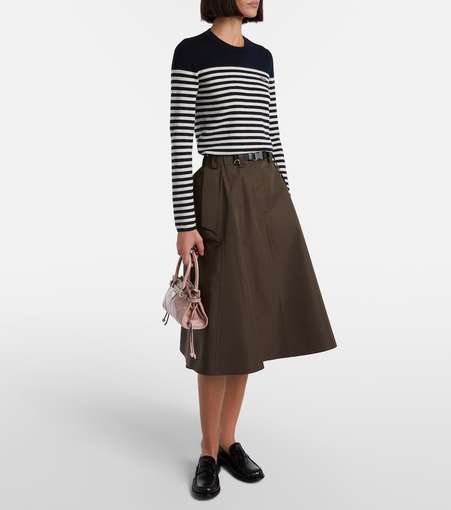  Prada Prada Striped Virgin Wool Sweater 