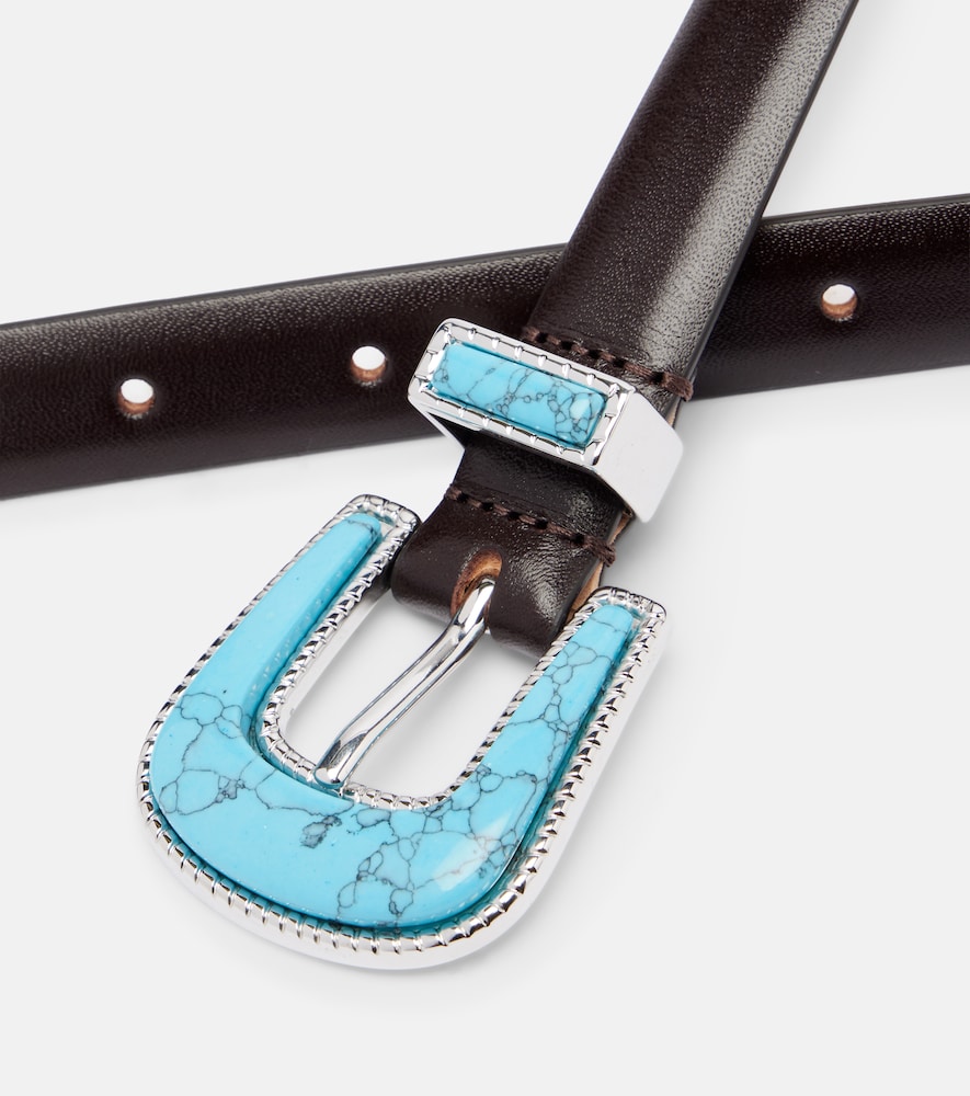  Dehanche Dehanche Travertine Leather Belt 