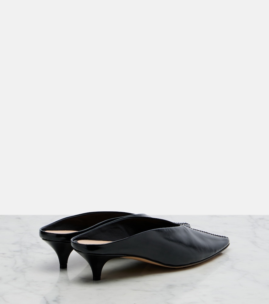  Bottega Veneta Bottega Veneta Virna Leather Mules 