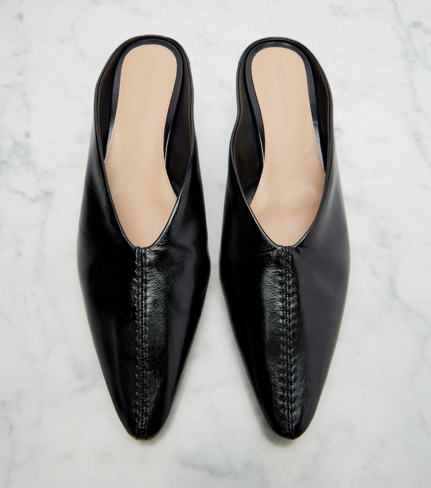 Bottega Veneta Bottega Veneta Virna Leather Mules 