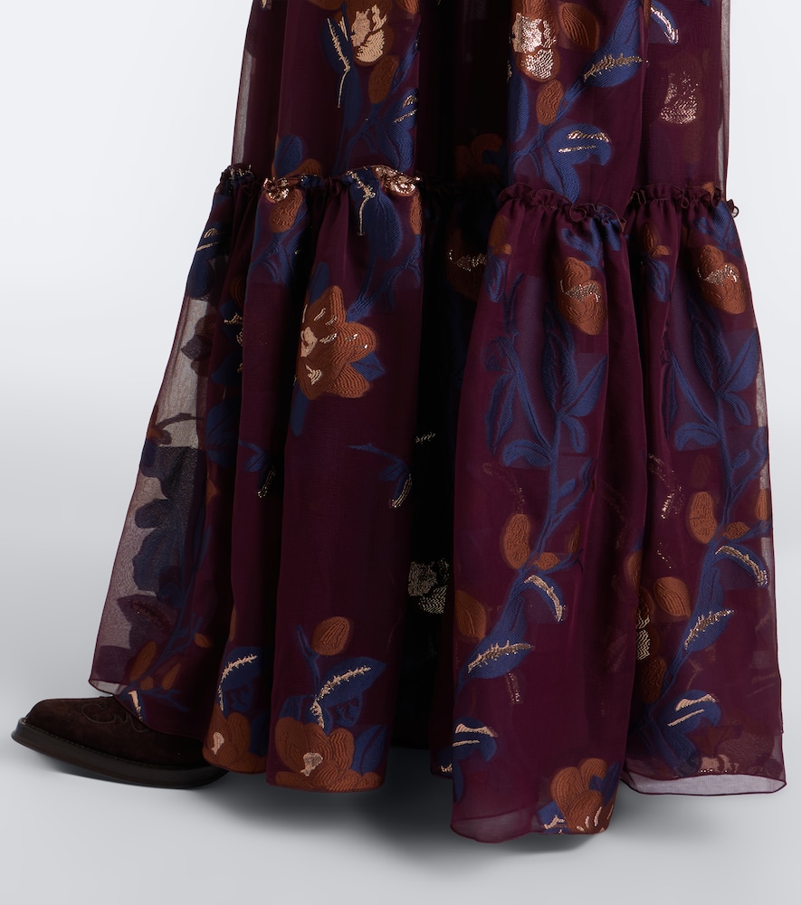 Etro Tiered silk-blend jacquard maxi skirt | Thumbnail 5 Etro Tiered silk-blend jacquard maxi skirt | Thumbnail 5