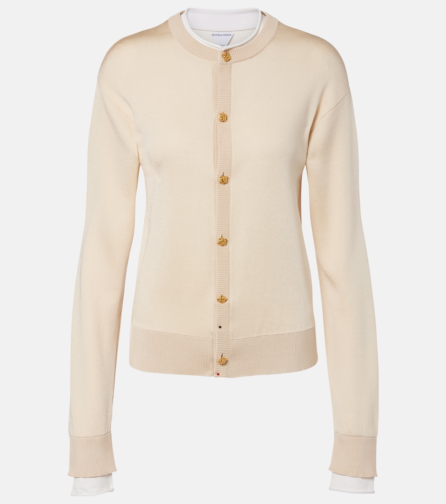 Cardigan in seta