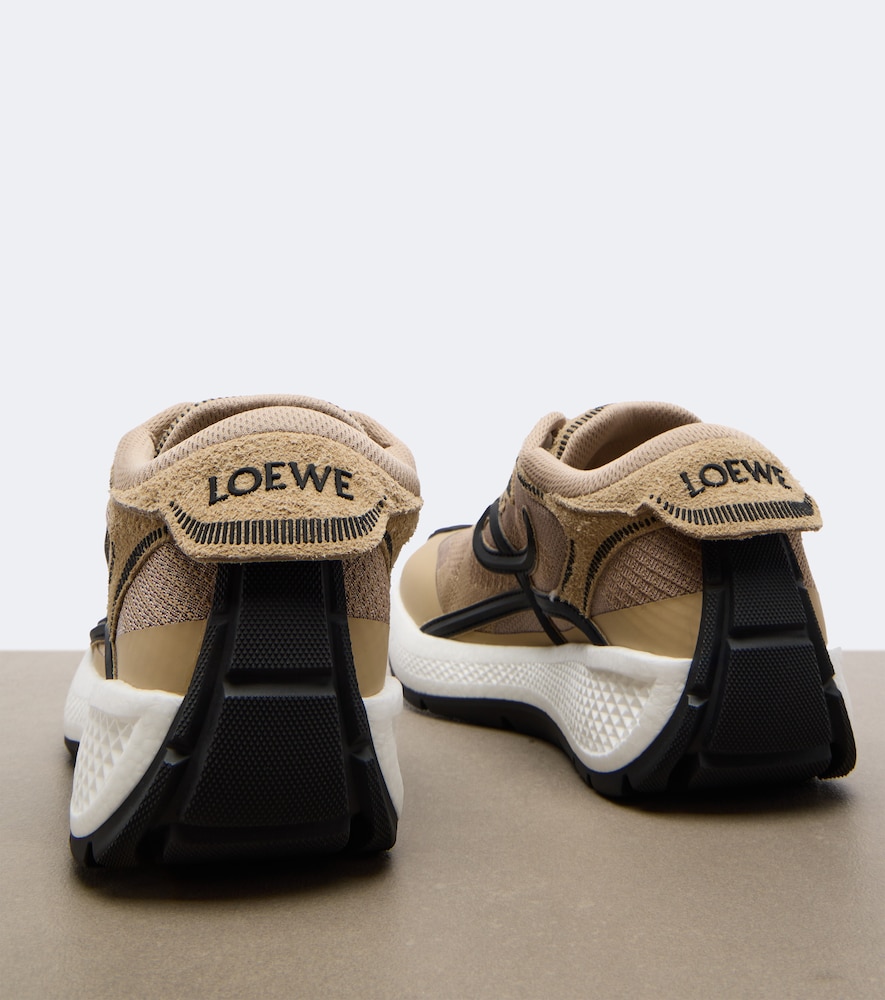 Pogo Mesh-Trimmed Sneakers
