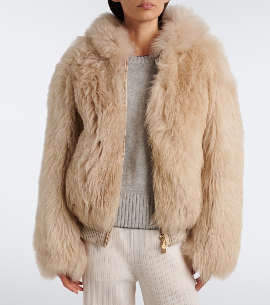 Hooded Shearling Jacket