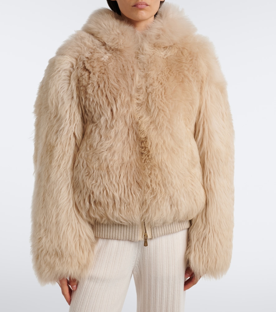 Hooded Shearling Jacket