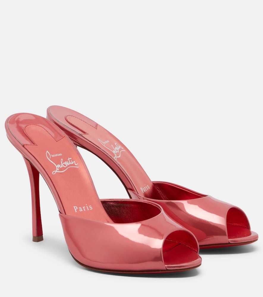Mules Me Dolly in pelle metallizzata