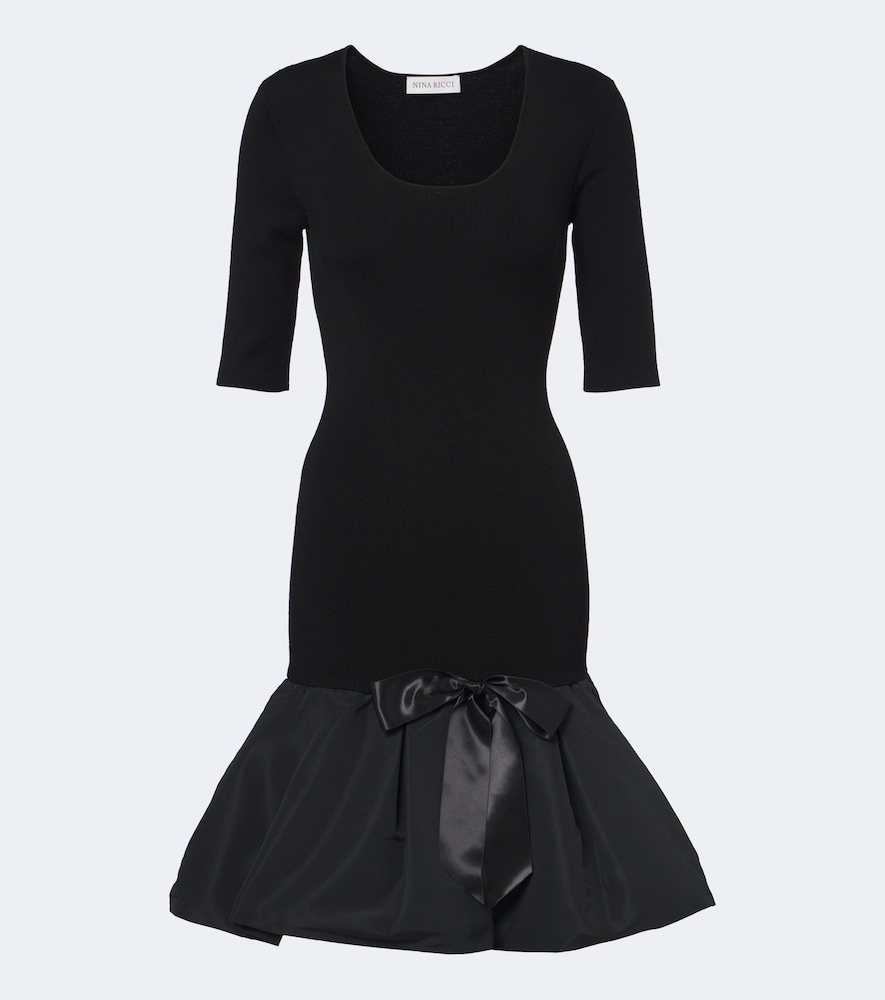 Minikleid aus einem Wollgemisch