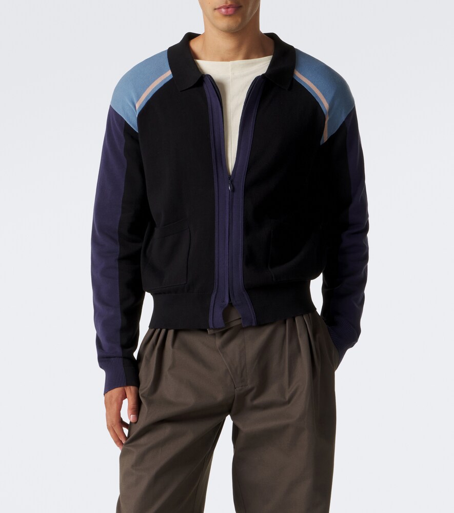 Munno Cotton Zip-Up Cardigan