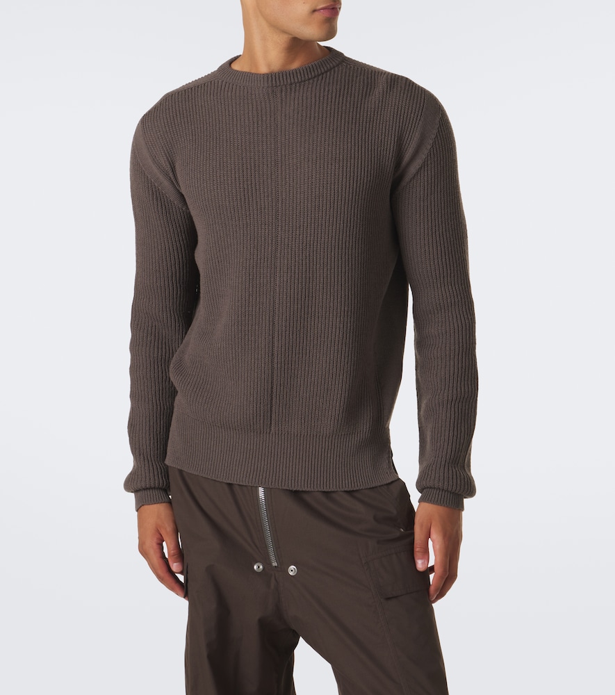 Ribbed-Knit Virgin Sweater