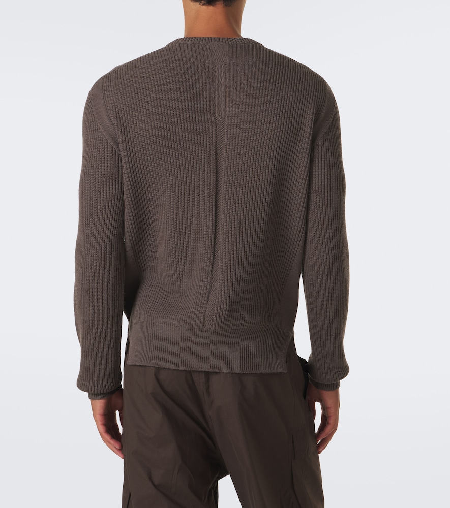 Ribbed-Knit Virgin Sweater