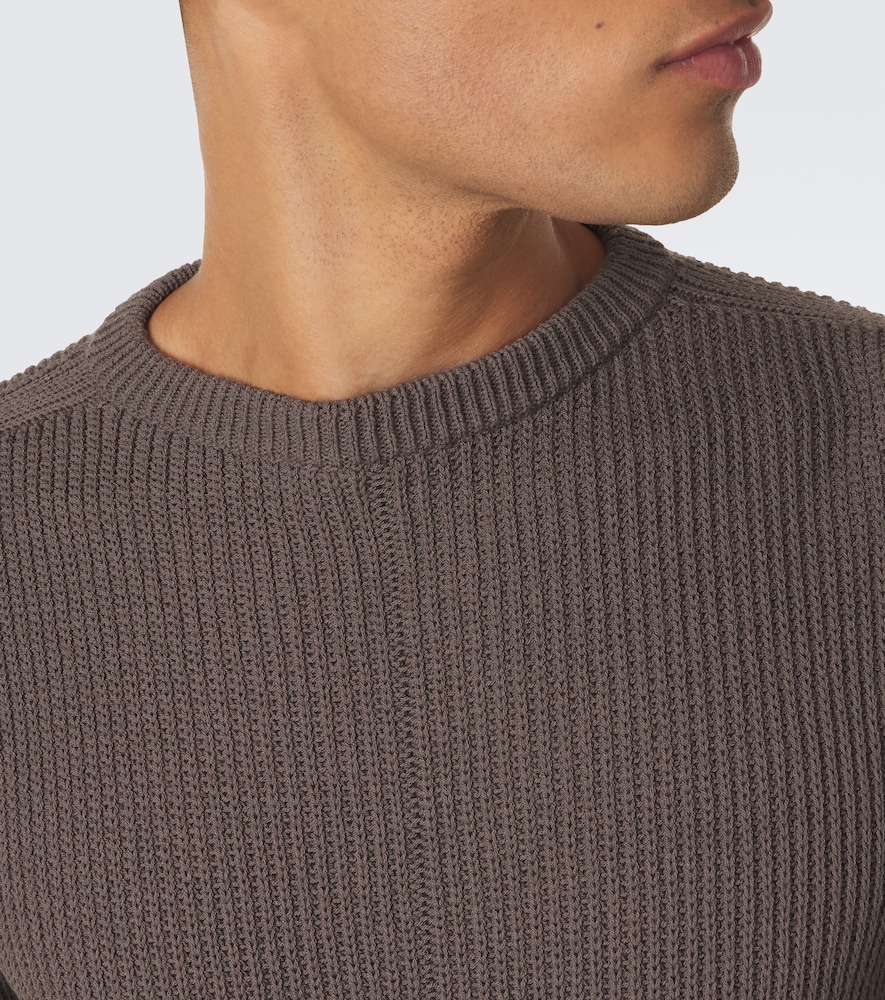 Ribbed-Knit Virgin Sweater