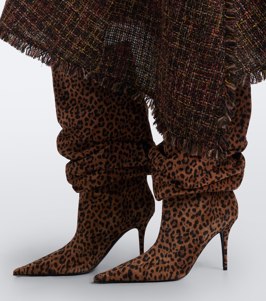 Anok Leopard-Print Knee-High Boots