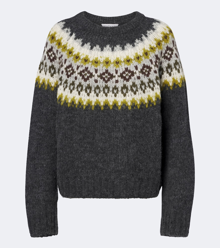 Fair Isle Alpaca And Wool-Blend Sweater