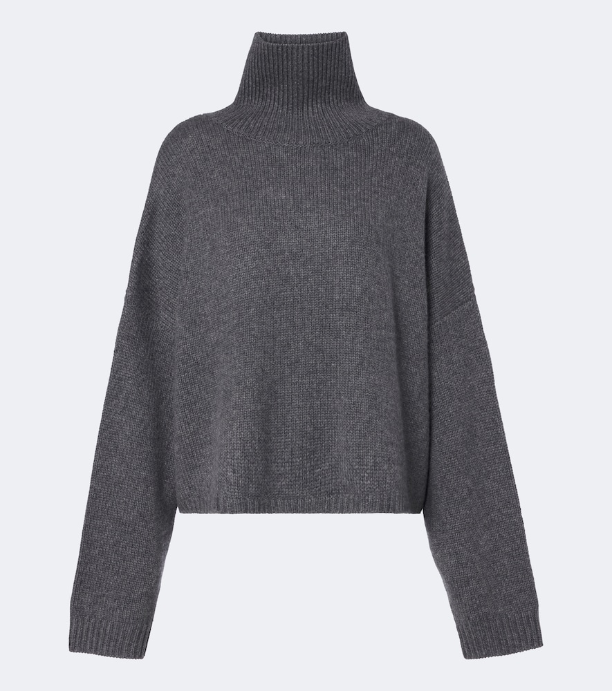 Lisa Yang Zerlina Cashmere Turtleneck Sweater In Gray