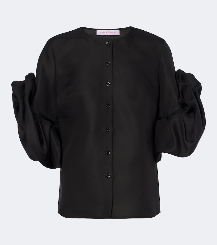 Floral-Appliqué Top