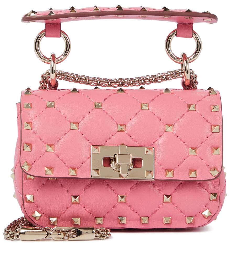 VALENTINO GARAVANI Valentino Garavani Rockstud Spike Micro leather crossbody bag