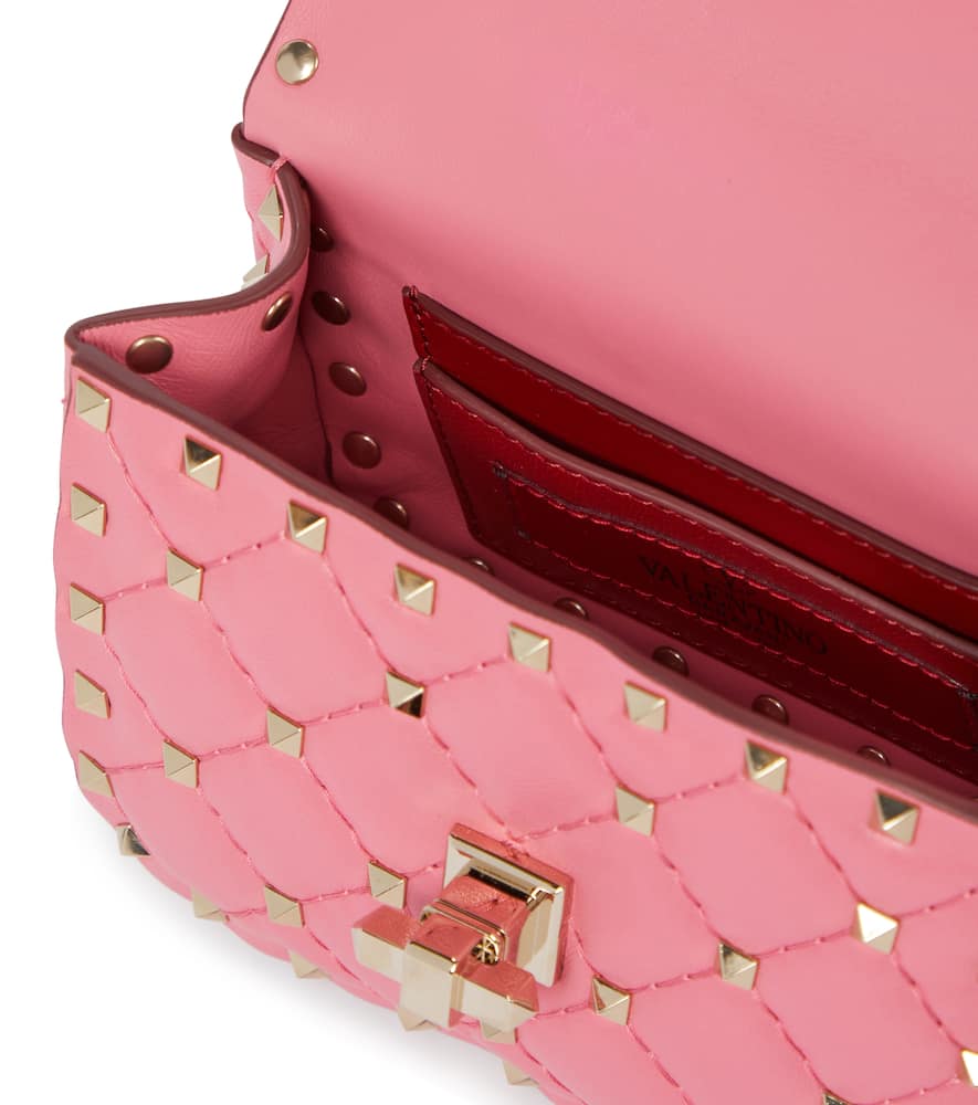 VALENTINO GARAVANI Valentino Garavani Rockstud Spike Micro leather crossbody bag