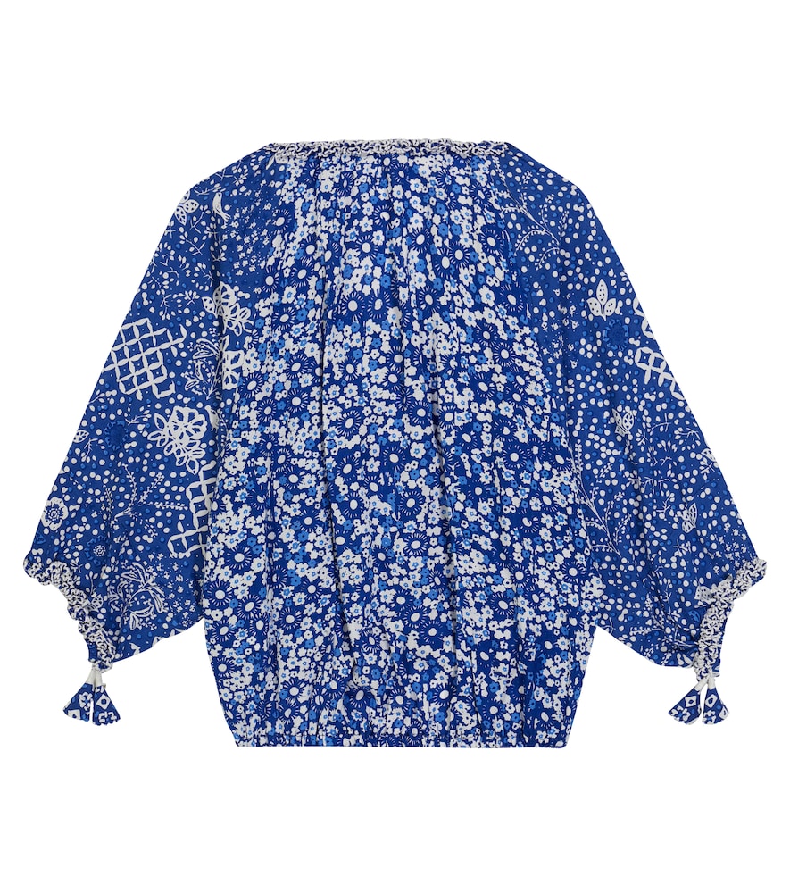  Poupette St Barth Kids Poupette St Barth Kids Ariel Floral Blouse 
