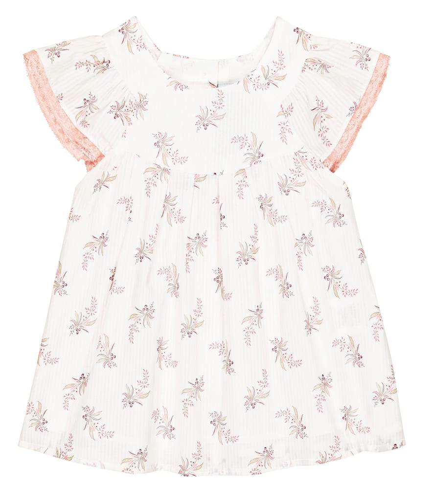Tartine et Chocolat Baby floral cotton top