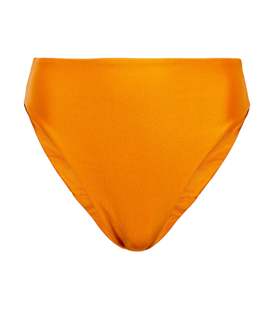 Incline high-rise bikini bottoms