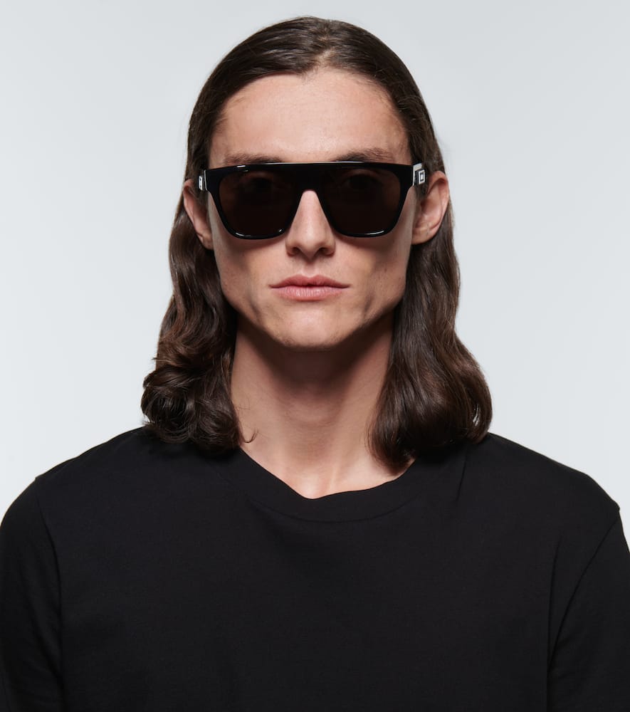 Dior B23 S3i Browline Sunglasses In Black