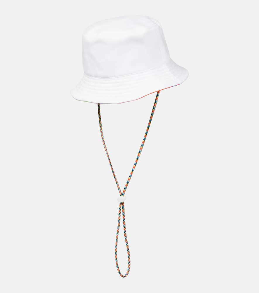 Shop Canada Goose X Paola Pivi Bucket Hat In White