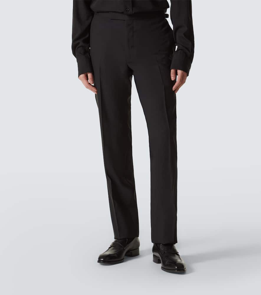 Tom Ford Shelton Bi-stretch Single-breasted Suit In Black