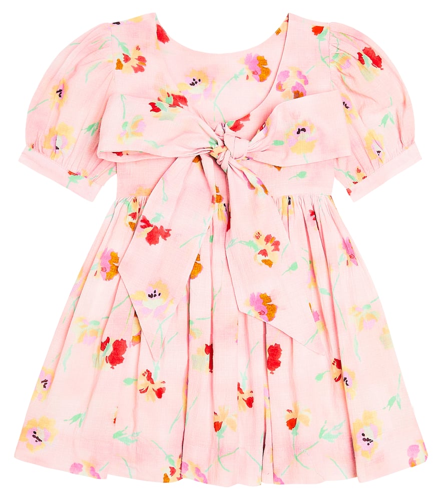 Morley Ursula Printed Cotton Dress In Pink