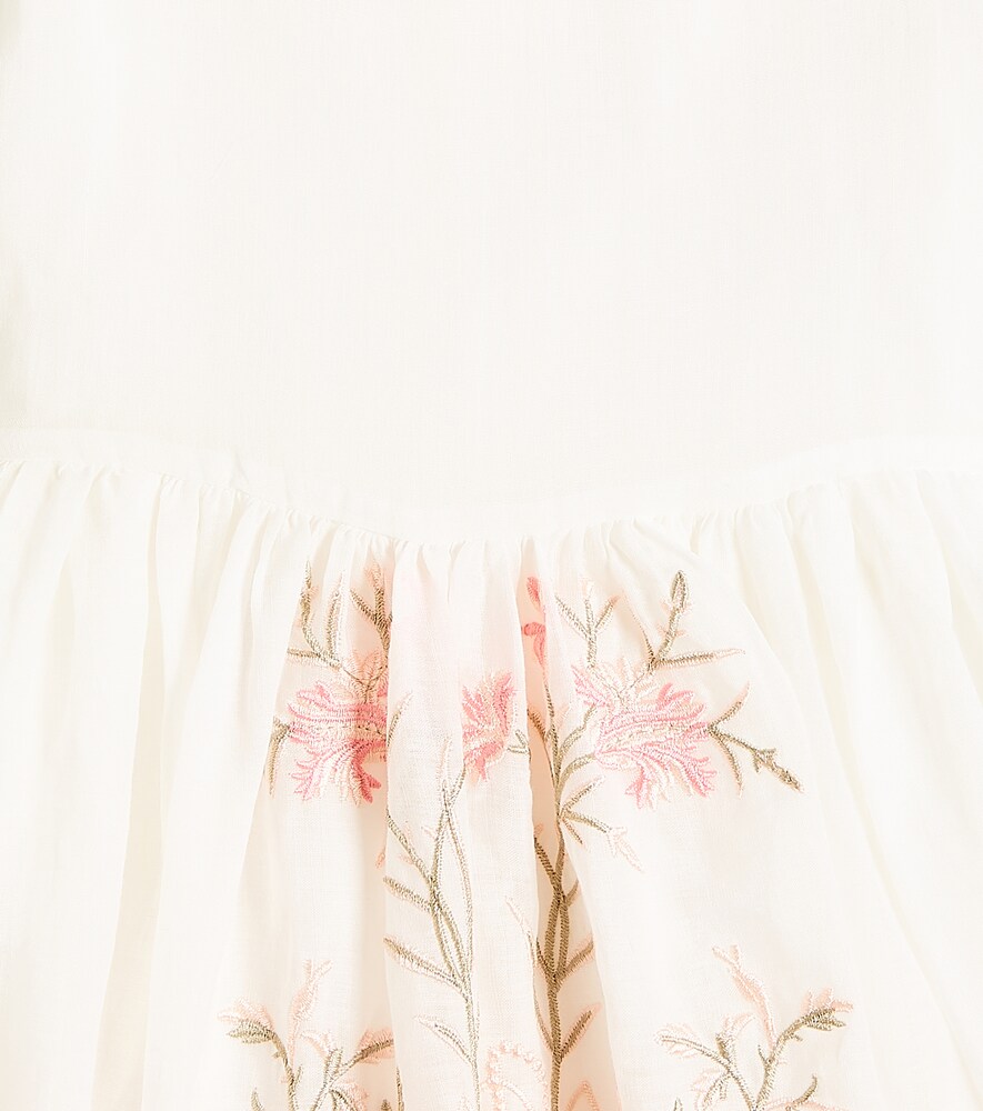  Petite Amalie Petite Amalie Embroidered Linen Dress 