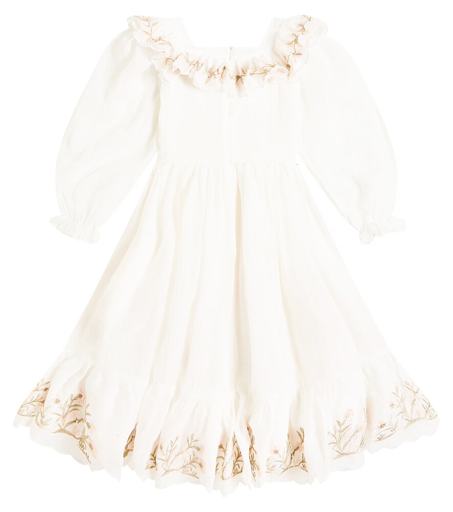  Petite Amalie Petite Amalie Embroidered Linen Dress 
