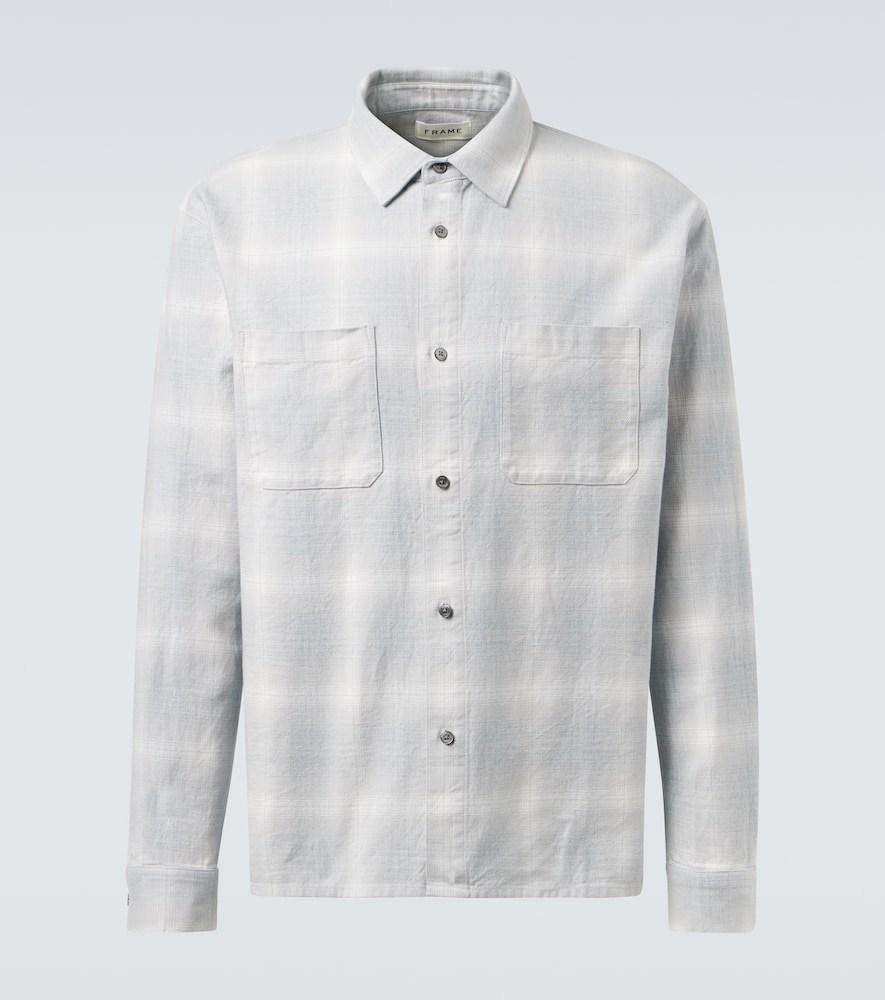 Frame Checked cotton overshirt