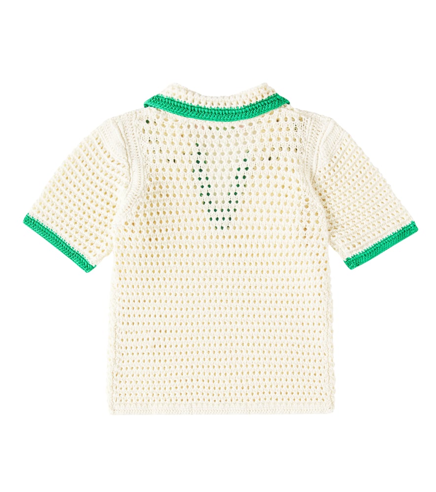 Bonpoint Elanita Sweater In Ivory/green In Green