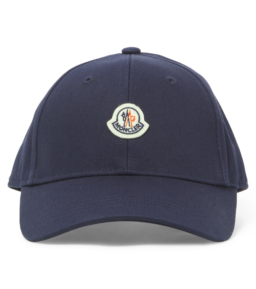 Moncler Enfant Logo cotton gabardine baseball cap