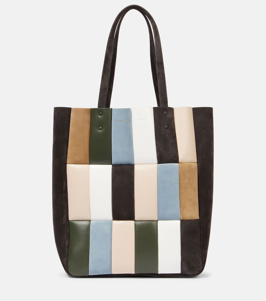 Zoe Large patchwork leather tote bag