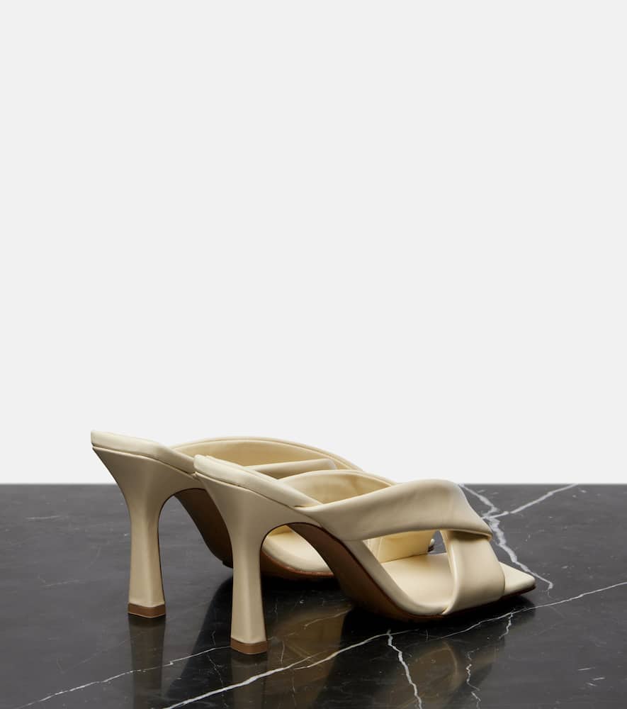 Bottega Veneta Sabot Riva In Pelle Avorio  Donna