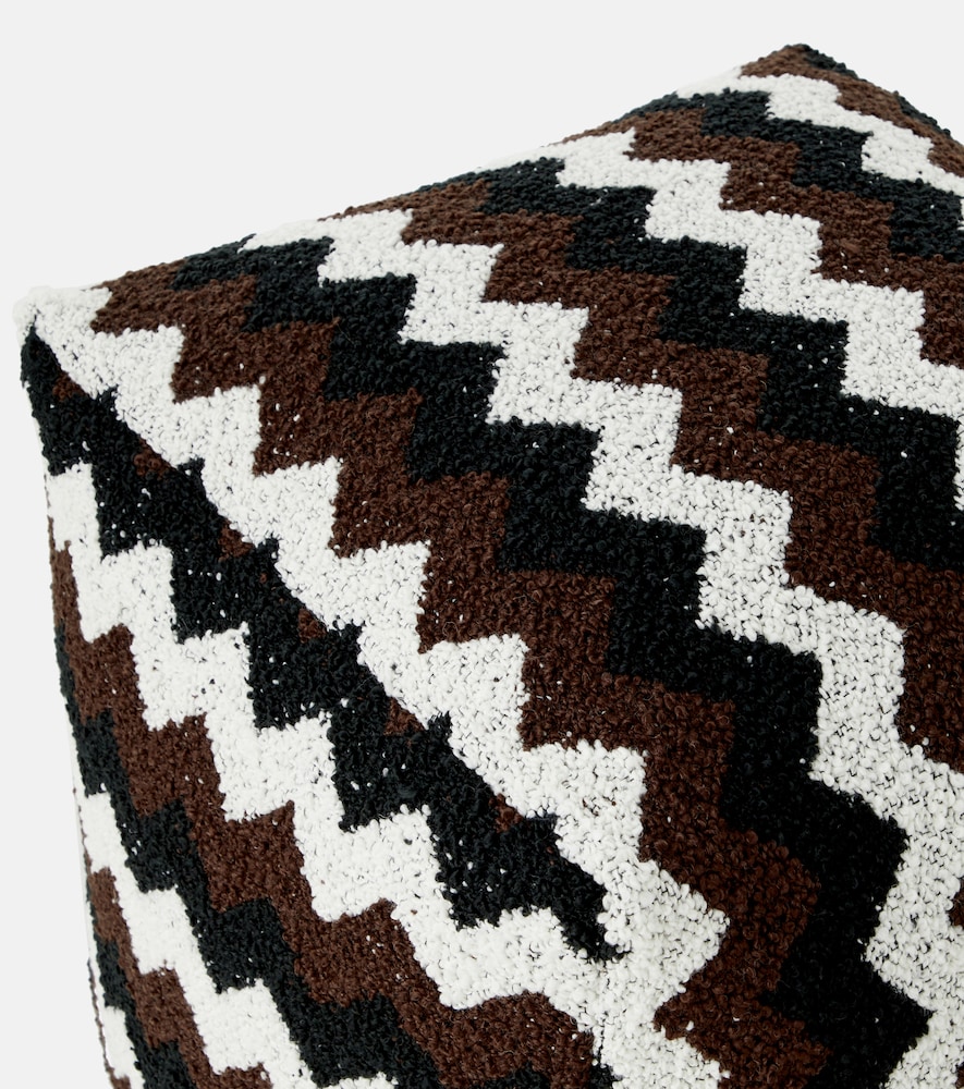  Missoni Missoni Otomana Riccio De Bouclé Con Zigzag 