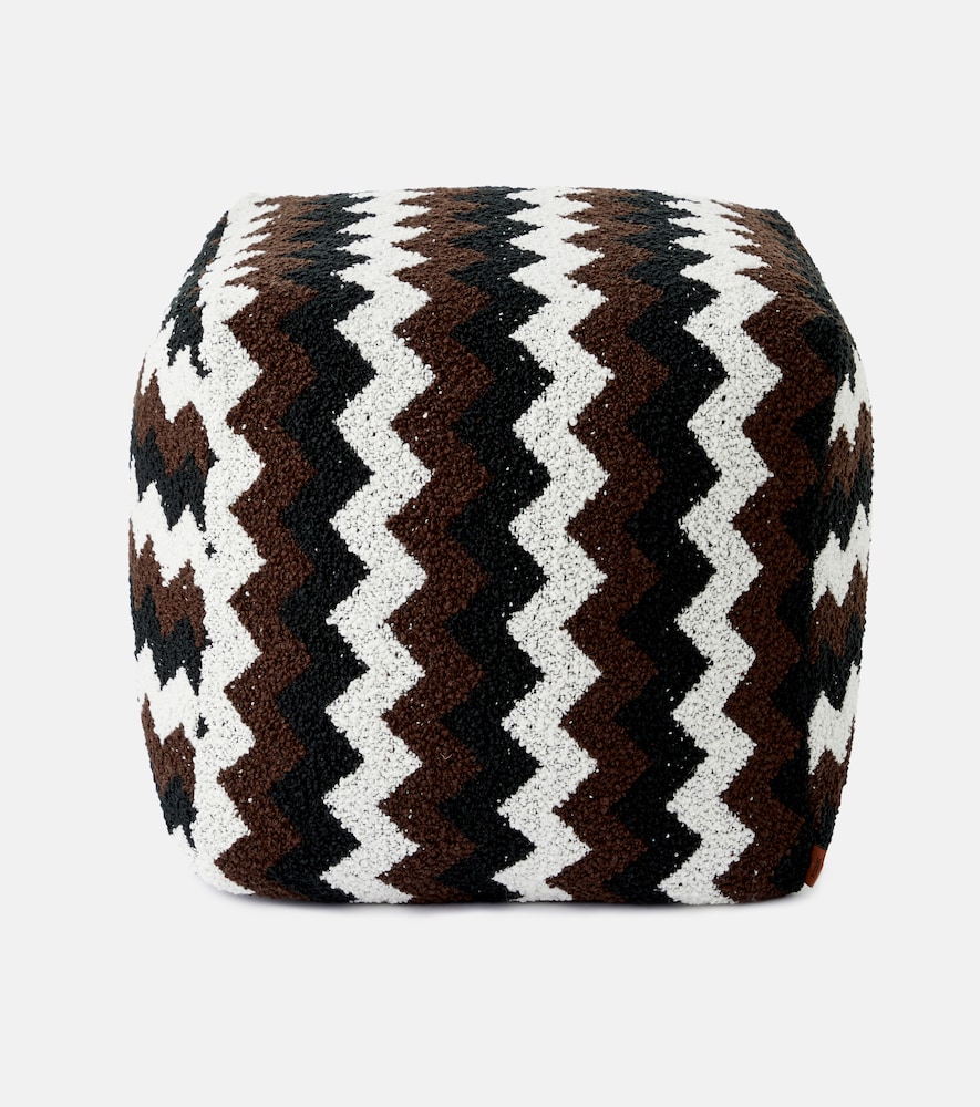  Missoni Missoni Otomana Riccio De Bouclé Con Zigzag 